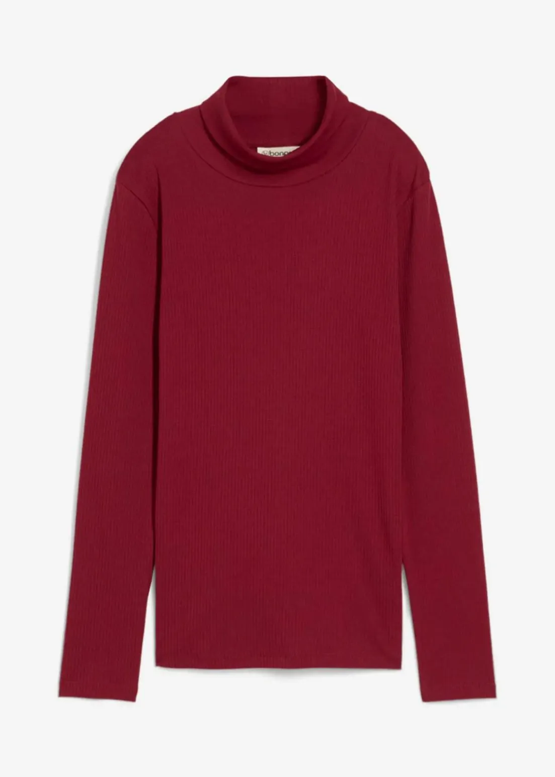 Rollkragenshirt aus reiner Baumwolle