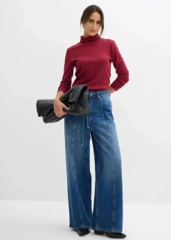 Rollkragenshirt aus reiner Baumwolle