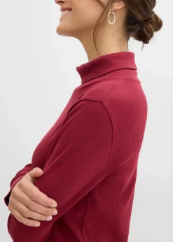 Rollkragenshirt aus reiner Baumwolle