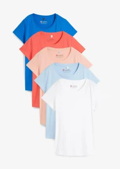 Rundhals-Shirt (5er-Pack)