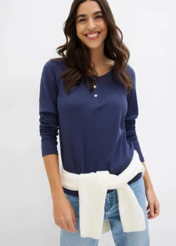 Rundhalsshirt aus reiner Bio-Baumwolle