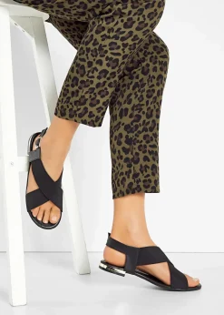 Sandalen mit elastischen Riemen
