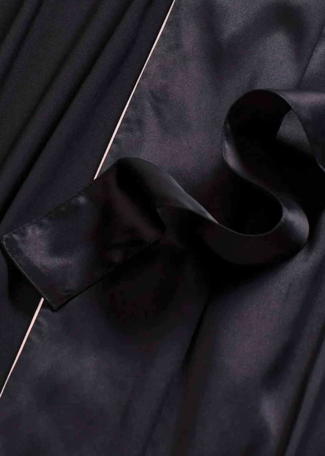 Satin Kimono mit Glanzeffekt