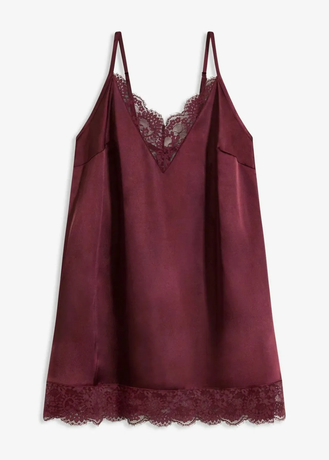 Satin Negligé mit Glanzeffekt