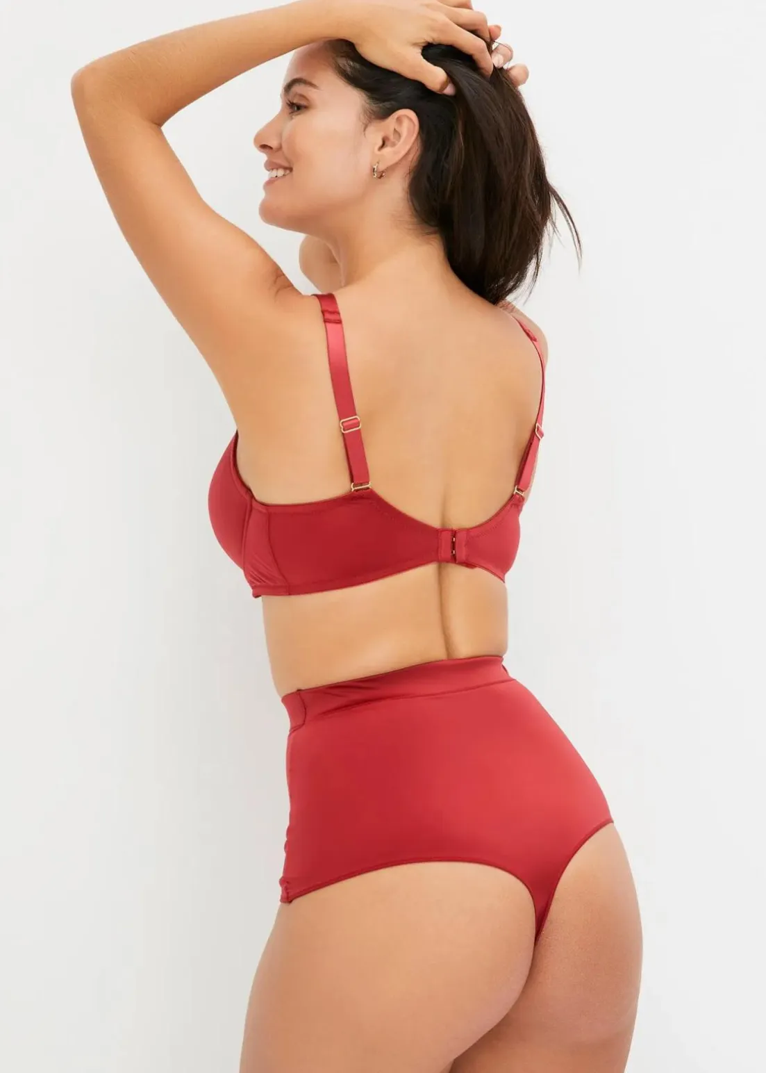 Schalen-BH aus glänzendem Material