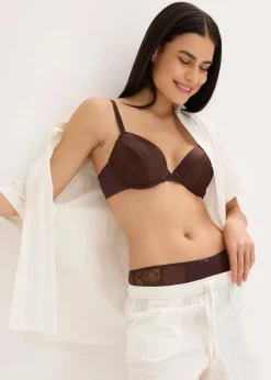 Schalen-BH mit edlem Glanzeffekt