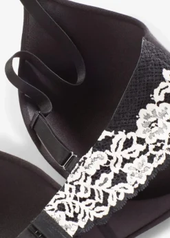 Schalen-BH ohne Bügel mit Bio-Baumwolle und Spitze