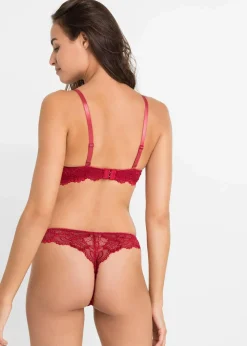 Schalen-BH +String aus zarter Spitze (2-tlg.Set)