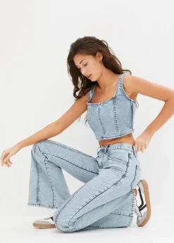 Schlagjeans High Waist