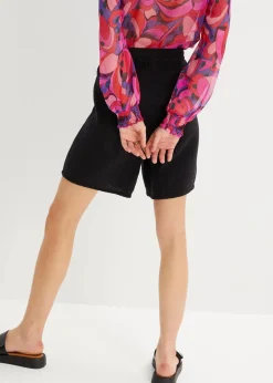 Schlupf-Bermuda aus Musselin