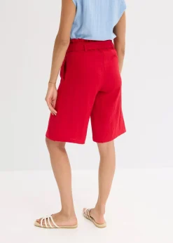 Schlupf-Bermuda aus Viskose-Mix