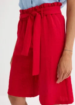 Schlupf-Bermuda aus Viskose-Mix