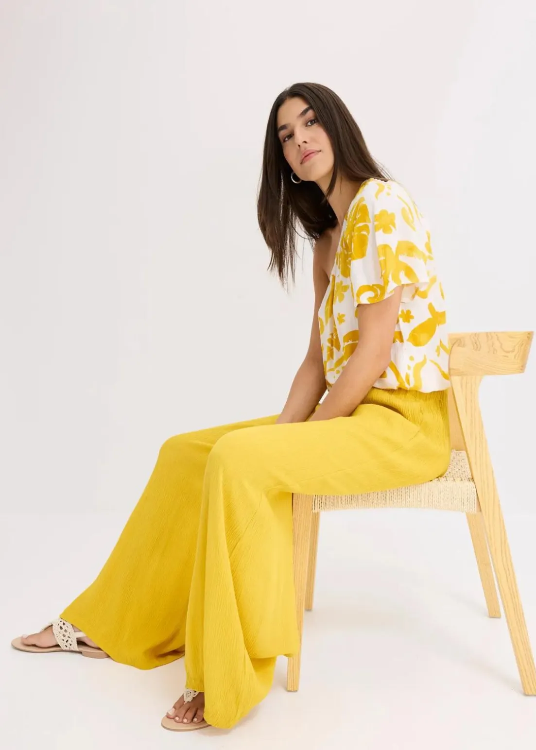 Schlupfhose aus fließender Viskose