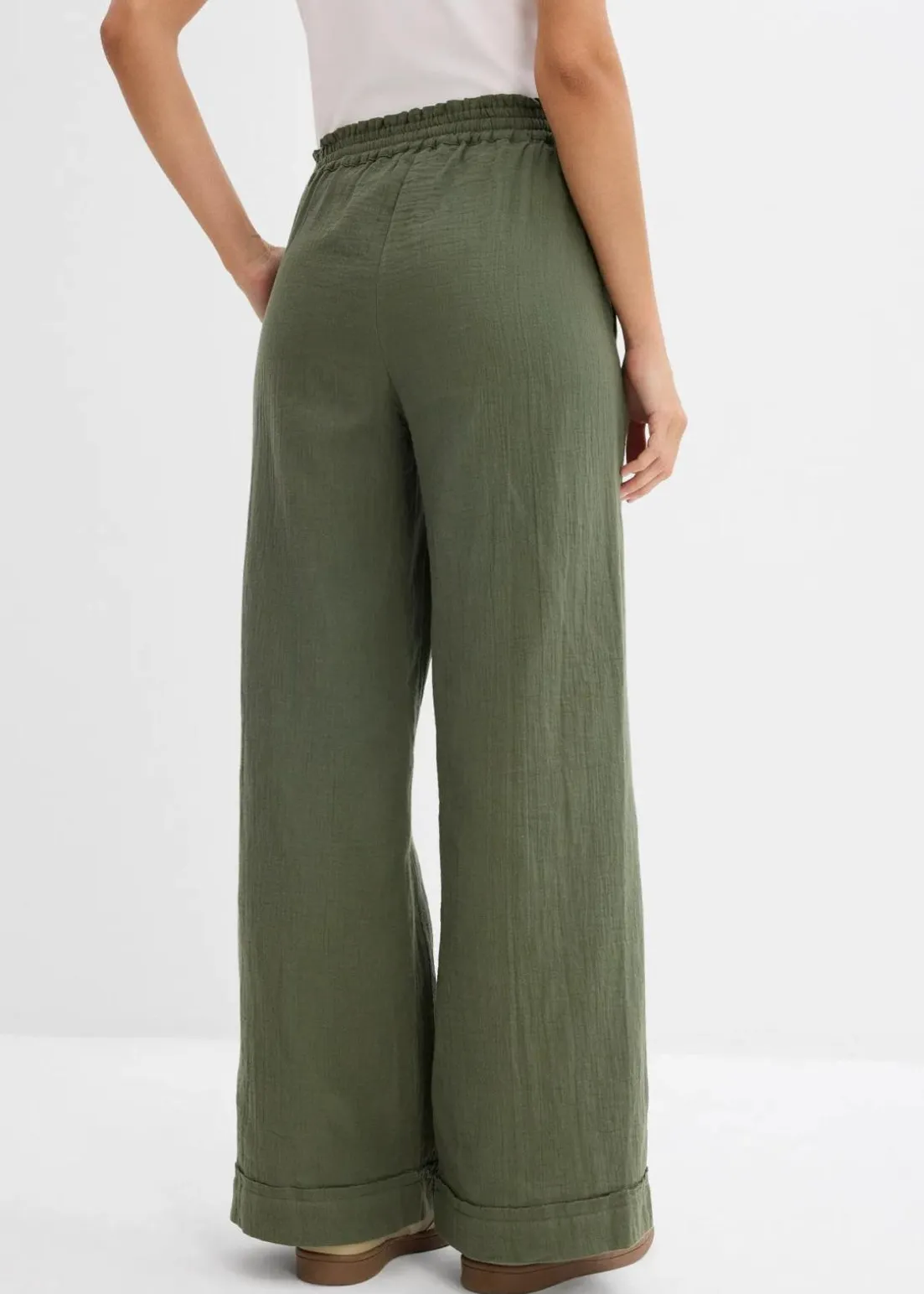 Schlupfhose aus luftigem Musselin