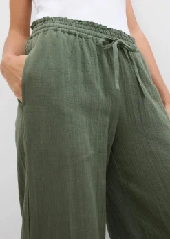 Schlupfhose aus luftigem Musselin