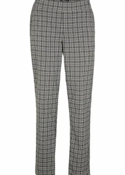 Schlupfhose mit Bequembund, kariert