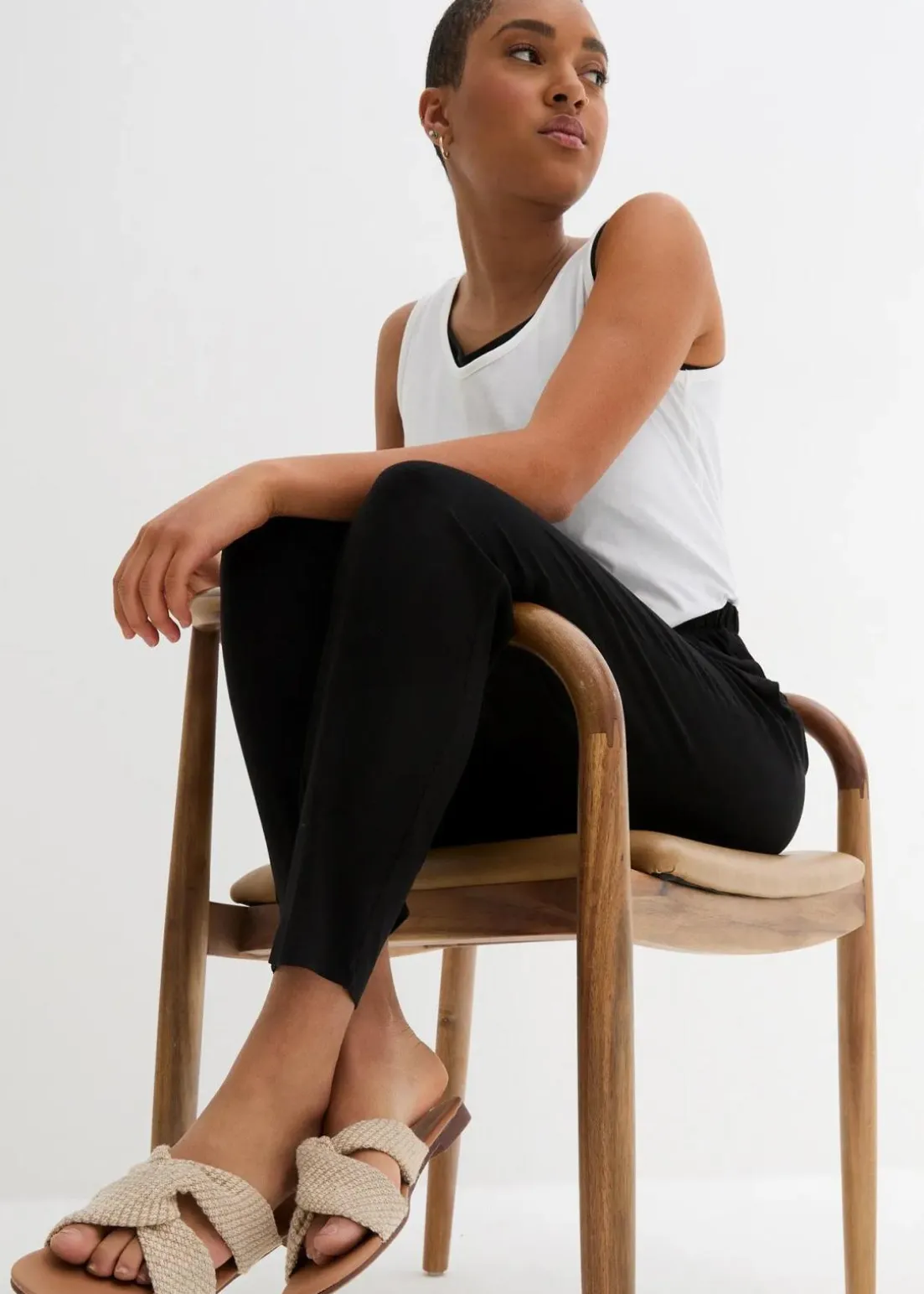 Schlupfhose mit hohem Bund (2er Pack)