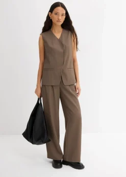 Schlupfhose mit Twill-Struktur