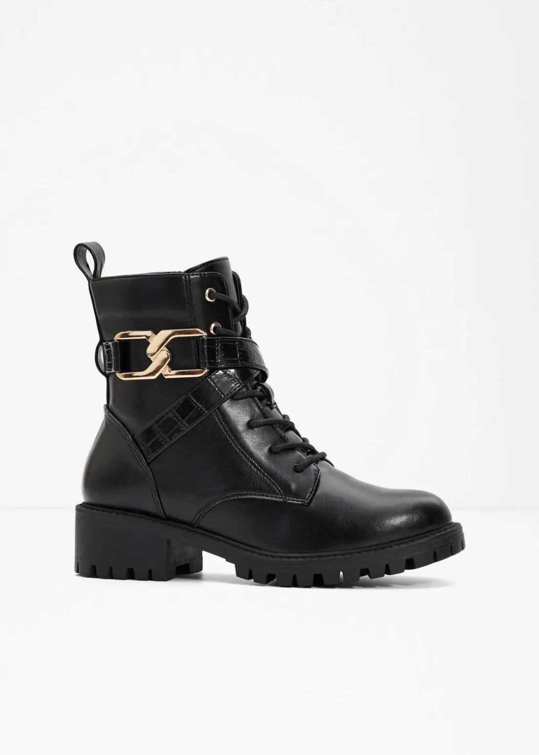 Schnürboots mit Schnalle