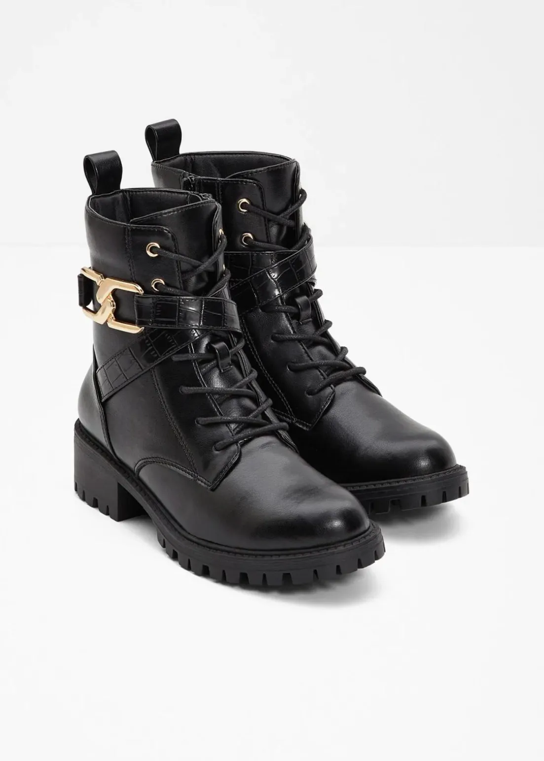 Schnürboots mit Schnalle