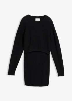 Set aus Pullover und Rock für die Schwangerschaft und danach aus Bio-Baumwolle (2. tlg Set)