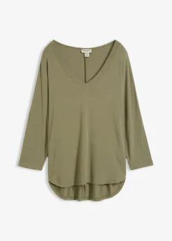 Shirt aus fließendem Viskose-Mix