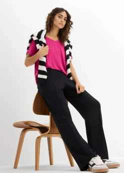 Shirt aus fließendem Viskose-Mix