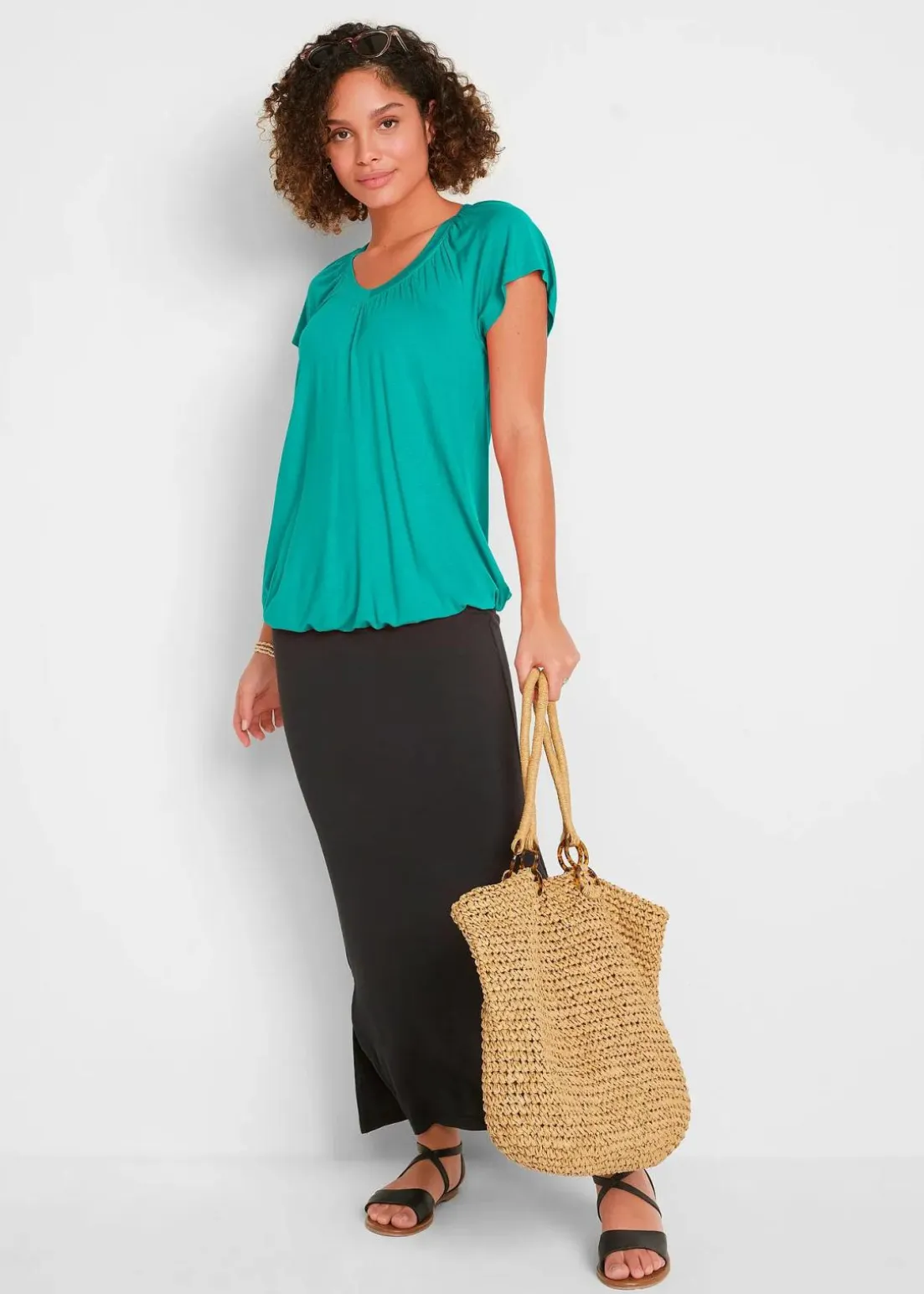 Shirt aus Viskose-Mix