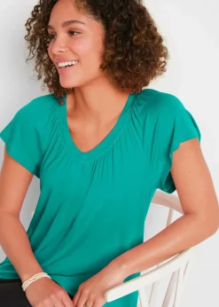 Shirt aus Viskose-Mix