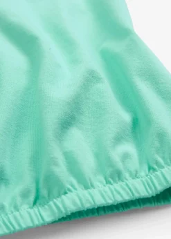 Shirt mit elastischem Bündchen