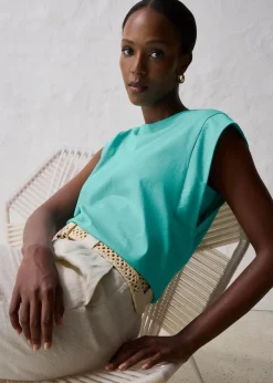 Shirt mit Seidenanteil