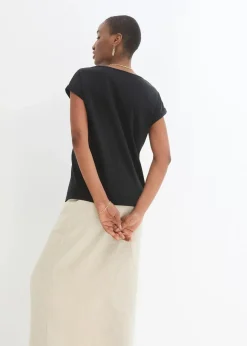 Shirt mit Seidenanteil