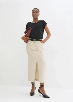 Shirt mit Seidenanteil