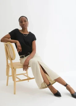 Shirt mit Seidenanteil