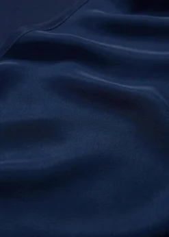 Shirt mit Seidenanteil und Webeinsatz