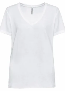 Shirt mit V-Ausschnitt