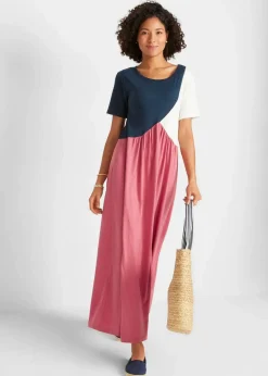 Shirtkleid aus Baumwoll- Viskose Mischung