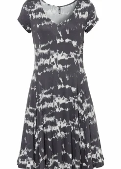 Shirtkleid aus fließender Viskose