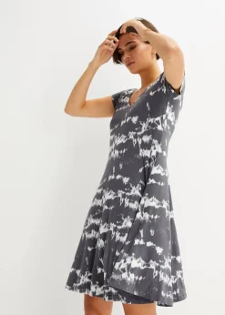 Shirtkleid aus fließender Viskose