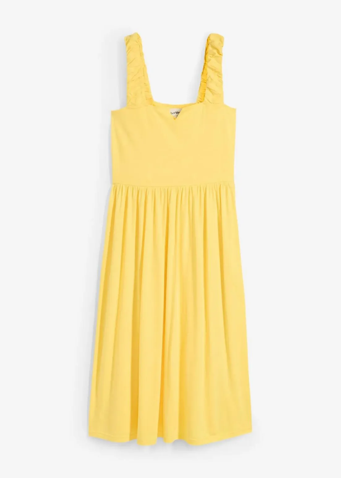 Shirtkleid mit leicht ausgestelltem Saum aus Baumwoll-Viskose-Mix