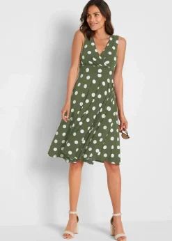 Shirtkleid mit Punkten