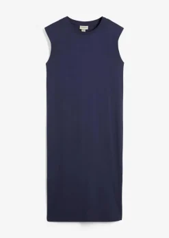 Shirtkleid mit Schulterpolstern aus reiner Bio-Baumwolle