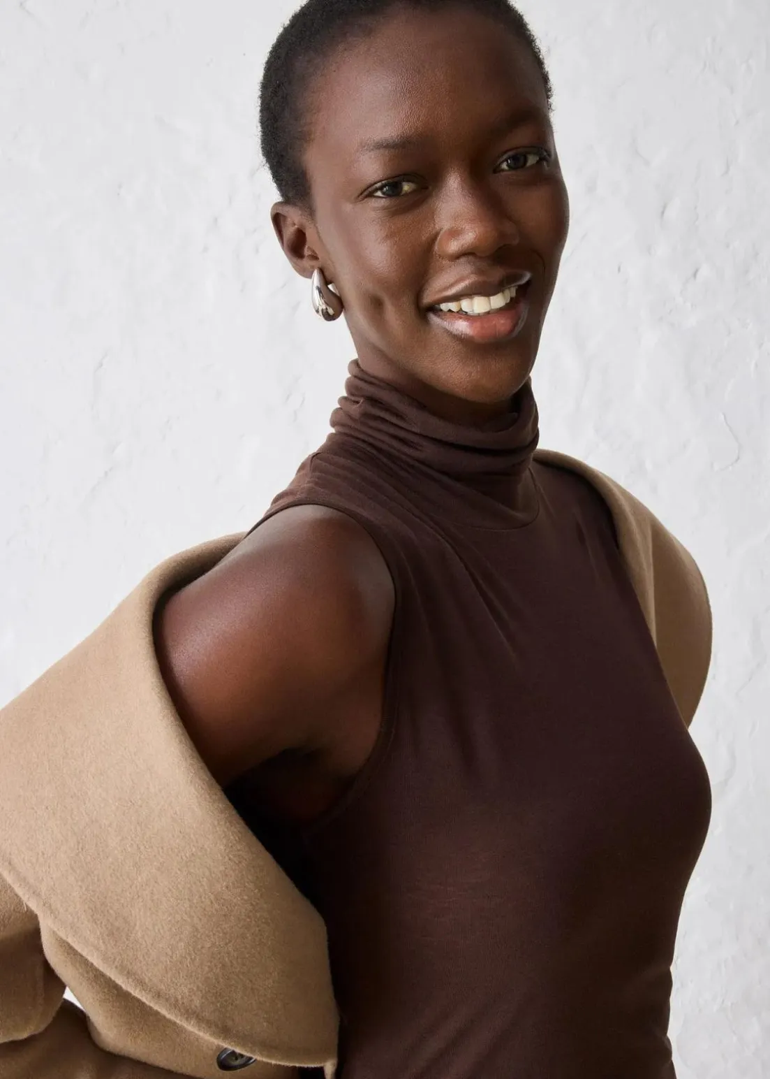 Shirttop aus weichem Woll-Mix