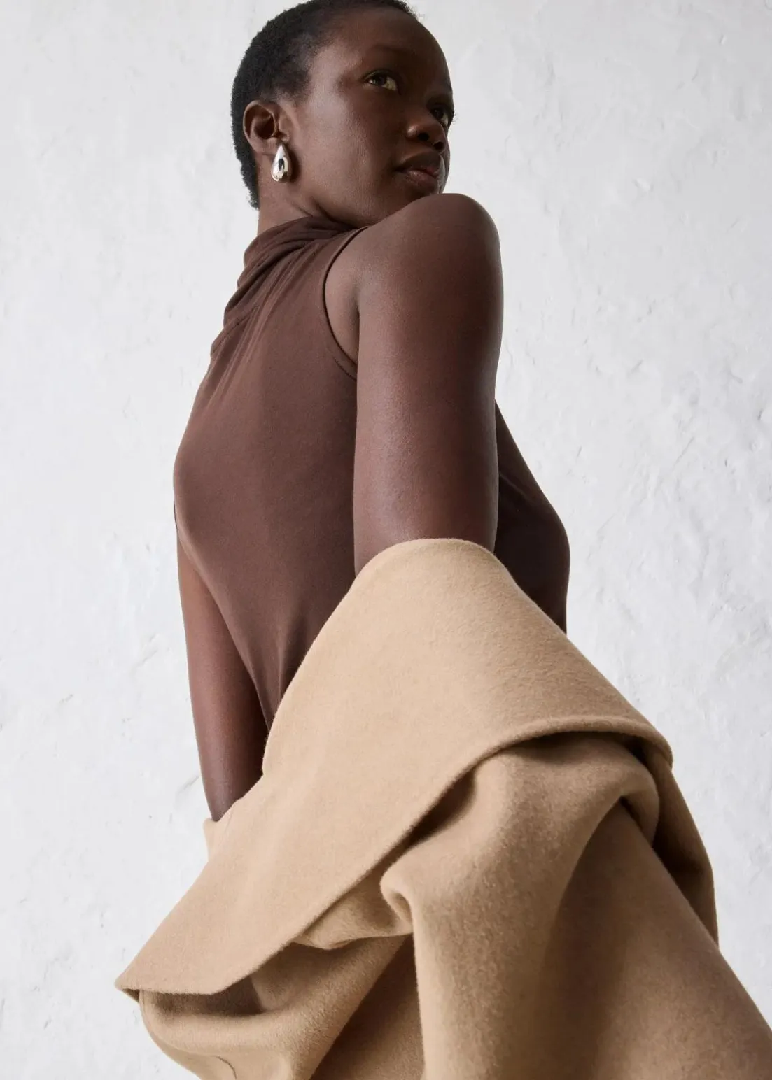 Shirttop aus weichem Woll-Mix