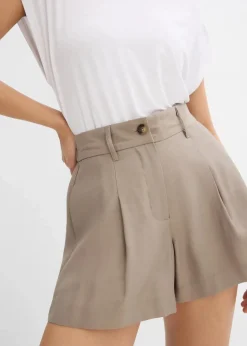 Shorts aus feiner Viskose