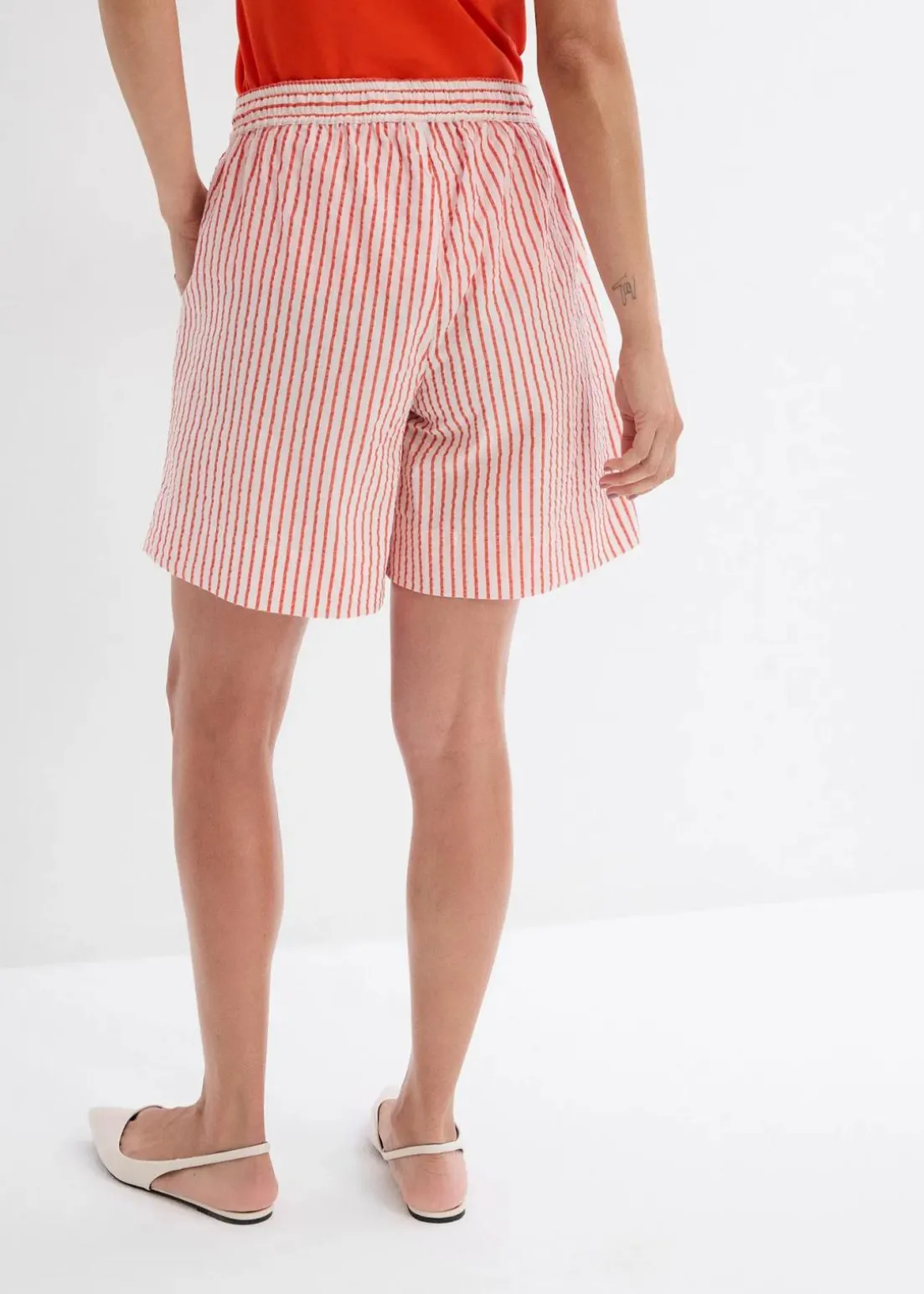 Shorts aus reiner Baumwolle