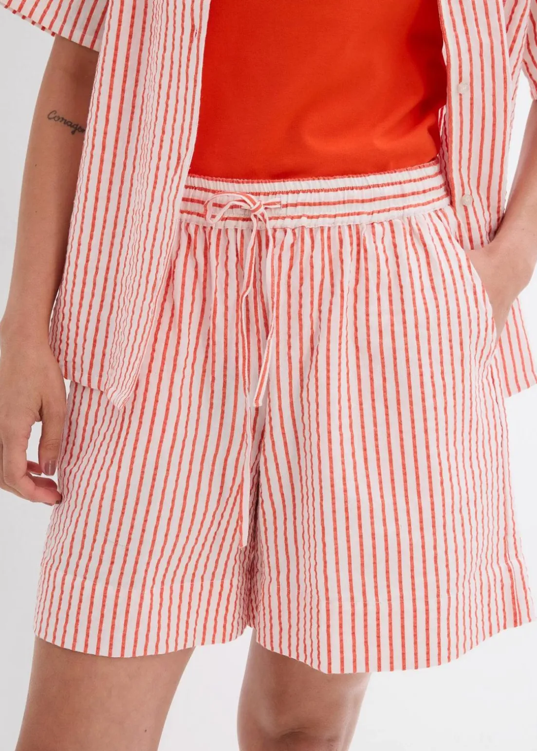 Shorts aus reiner Baumwolle