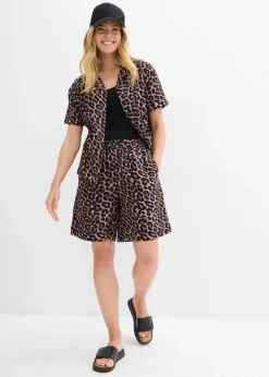 Shorts aus softem Musselin