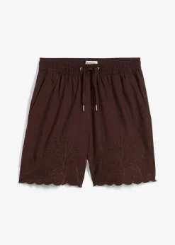 Shorts mit Seidenanteil