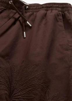 Shorts mit Seidenanteil